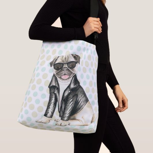 Pug Crossbody Tas (Dichtbij)