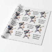 Pug Dab Wrapping Papier (Uitgerold)