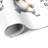 Pug Dab Wrapping Papier (Rol Hoek)