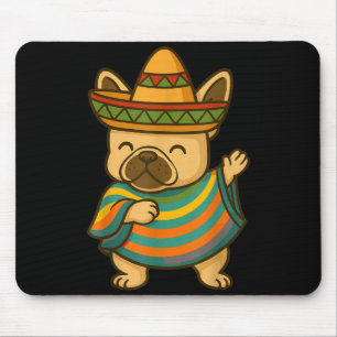 Pug dabbing cinco de mayo muismat