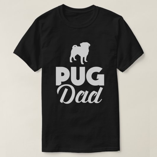 Pug Dad Funny Mops T-shirt (Design voorkant)