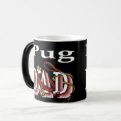 Pug Dad Gifts Magische Mok (Voorkant links)