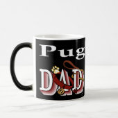 Pug Dad Gifts Magische Mok (Links)