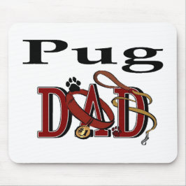 Pug Dad Gifts Muismat