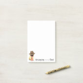 Pug Dad Post-it® Notes (Op bureau)