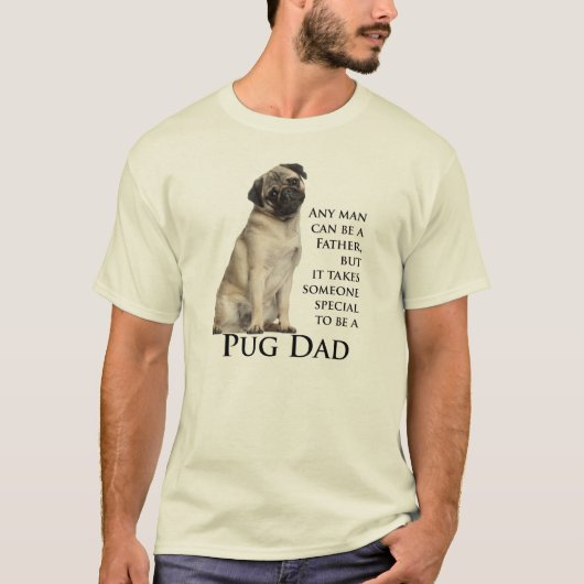 Pug Dad Shirt (Voorkant)