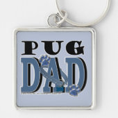Pug DAD Sleutelhanger (Voorkant)