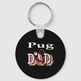 pug dad Sleutelhanger