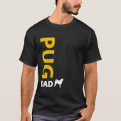 Pug Dad T-shirt (Voorkant)