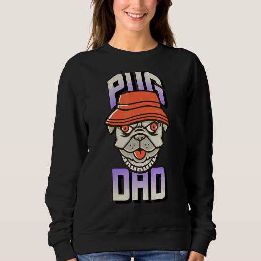 Pug Dad Trui (Voorkant)