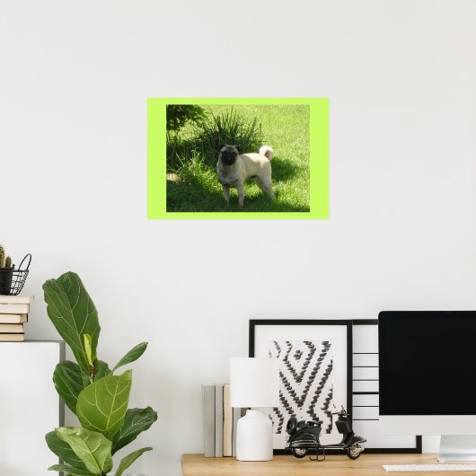 Pug day poster (Thuiskantoor)