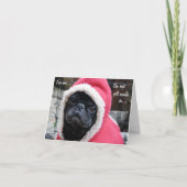 Pug de Kaart van de Vakantie (Voorkant)