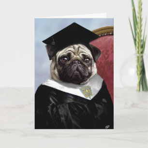 Pug de kaart van familieafstuderen