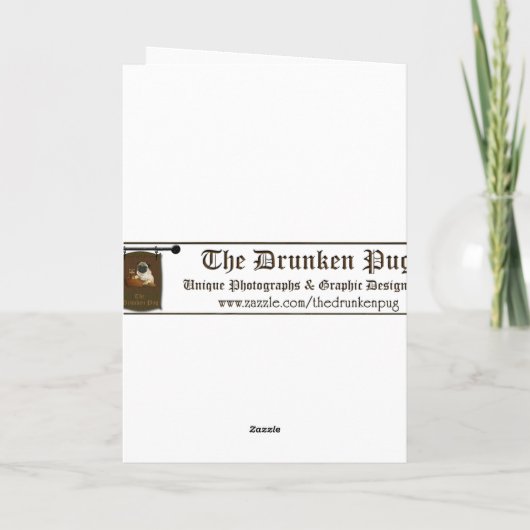 Pug de Valentijnse Kaart van de Liefde (Achterkant)