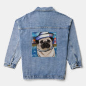 Pug Denim Jacket (Achterkant)