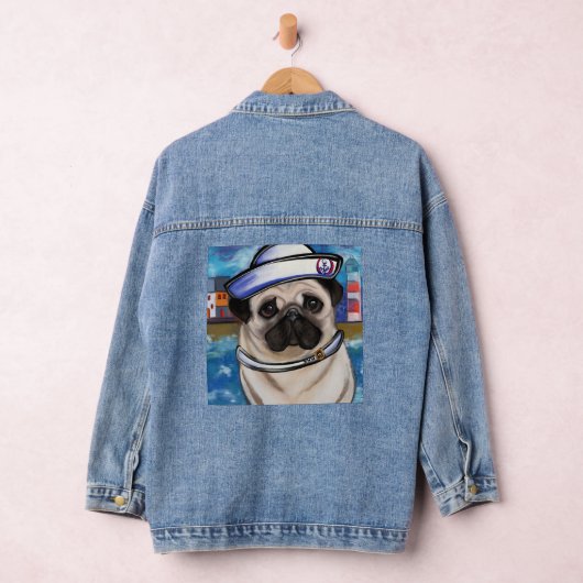 Pug Denim Jacket (Hangar)