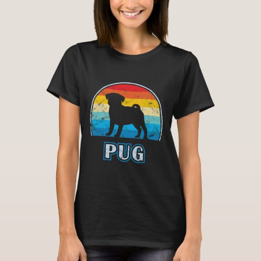 Pug Design Dog Classic T-shirt 492 (Voorkant)