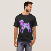 Pug - Dierenkunst T-shirt (Voorkant volledig)
