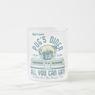 Pug Diner 50s  Retro Mokken (flauwte)