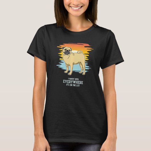 Pug Dog 33 T-shirt (Voorkant)
