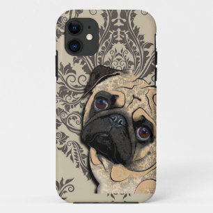 Pug Dog Abstract Pet Pattern Print Case-Mate iPhone Case