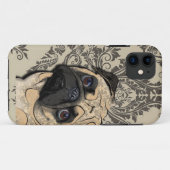 Pug Dog Abstract Pet Pattern Print Case-Mate iPhone Case (Achterkant (horizontaal))