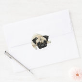 "Pug" Dog Art Sticker (Envelop)