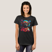 Pug Dog  Astronaut T-shirt (Voorkant volledig)