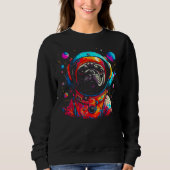 Pug Dog  Astronaut Trui (Voorkant)