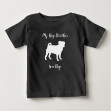 Pug Dog Baby shower Grey Puppy Gender Neutral
