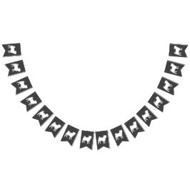 Pug Dog Baby shower Thema Puppy Gender Neutraal Vlaggetjes