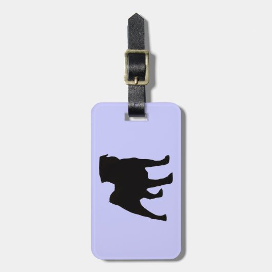 PUG - DOG BAGAGELABEL (Voorkant verticaal)