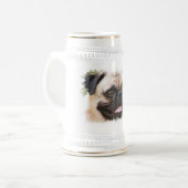 Pug Dog Beer Stein Bierpul (Voorkant links)