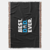 Pug Dog Beste Pap Ooit Deken (Voorkant Verticaal)