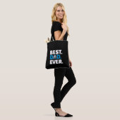 Pug Dog Beste Pap Ooit Tote Bag (Op model)