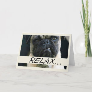 Pug Dog Birthday Kaart