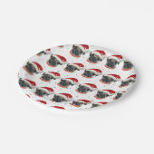 Pug Dog Breed Christmas Stars Papieren Bordje (Gekanteld)