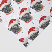 Pug Dog Breed Christmas Stars Tissuepapier (Detail)