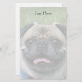 Pug dog briefpapier (Voorkant / Achterkant)