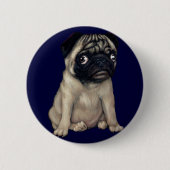 Pug Dog Button (Voorkant)
