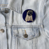 Pug Dog Button (In situ)