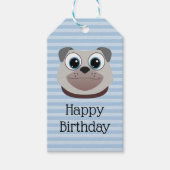 Pug Dog Cadeaulabel (Voorkant)