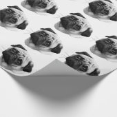 Pug Dog Cadeaupapier (Hoek)