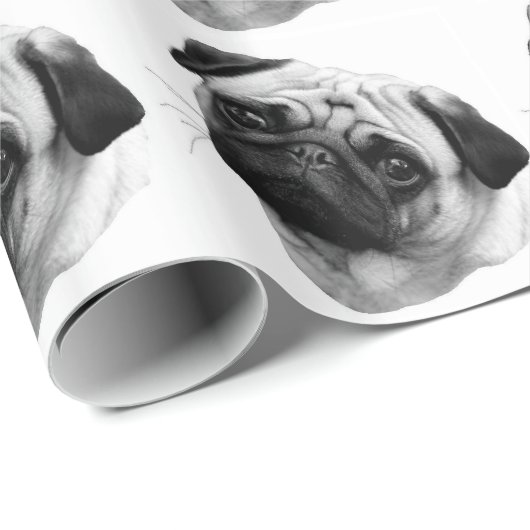Pug Dog Cadeaupapier (Rol Hoek)