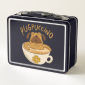 Pug Dog Caffeine Lover Design (Achterkant)