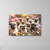 Pug Dog Canvas (Voorkant)