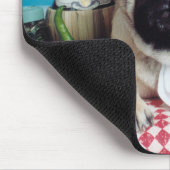 Pug Dog Chef Mousepad Muismat (Hoek)