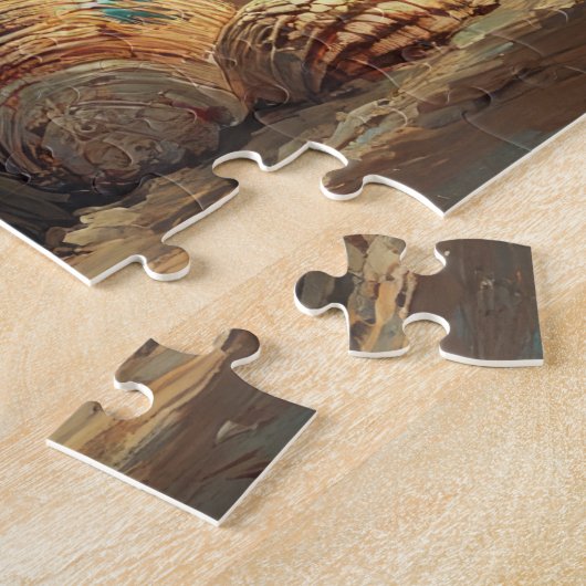 Pug Dog Christmas  Beach Legpuzzel (Zijkant)