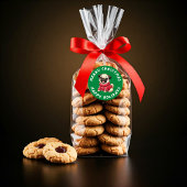 Pug Dog Christmas voor geschenken Cadeaus Ronde Sticker