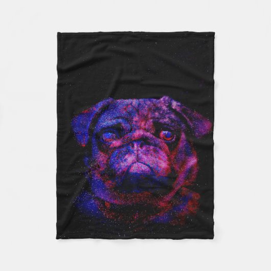 Pug Dog Cute | Geweldig cadeau voor Hondenliefhebb Fleece Deken (Voorkant)